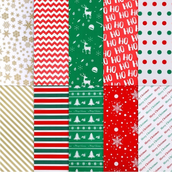 🎄 100 sheets of Holiday tissue paper- 19.7 x 13.8 inch - Picture 1 of 8